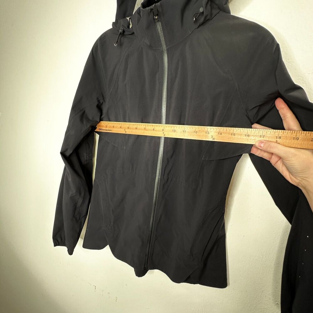 RARE Lululemon Black 2017 Whistler Ambassador Summit Jacket Front Zip Hooded 4 - Picture 13 of 14